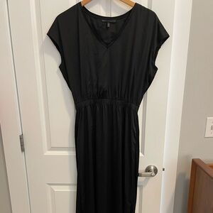 White House Black Market Long Black Dress